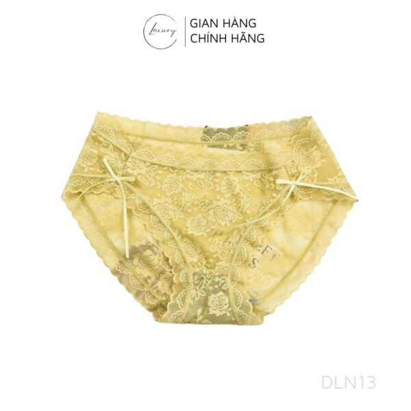 Quần Lót Ren Laxury sexy cao cấp đính nơ 2 bên mềm mịn gợi cảm  Mã DLN13 - Ảnh 6