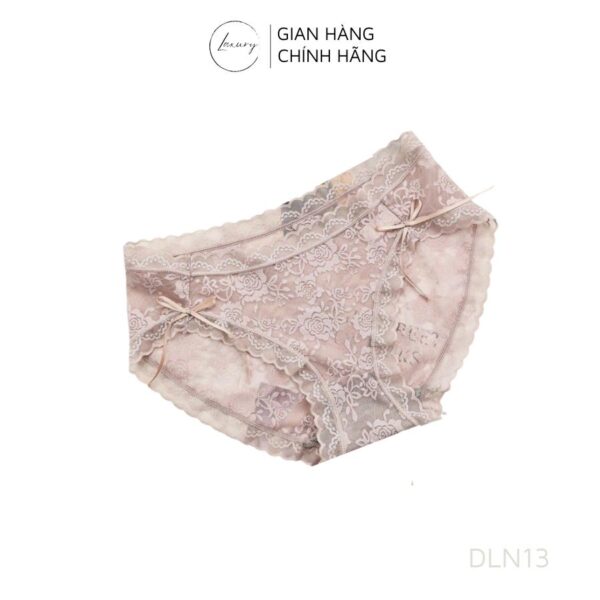 Quần Lót Ren Laxury sexy cao cấp đính nơ 2 bên mềm mịn gợi cảm  Mã DLN13 - Ảnh 7