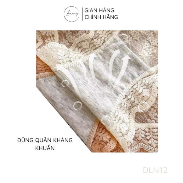 Quần lót nữ Laxury cao cấp quần Gen Bụng Định Hình Chất Su Lạnh Phối Ren Cao Cấp DLN12 - Ảnh 6