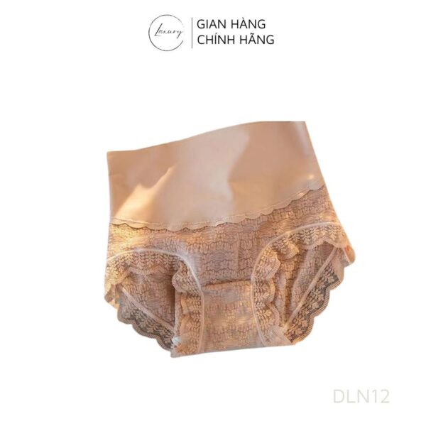 Quần lót nữ Laxury cao cấp quần Gen Bụng Định Hình Chất Su Lạnh Phối Ren Cao Cấp DLN12 - Ảnh 8