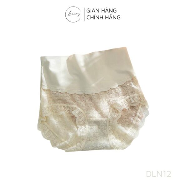 Quần lót nữ Laxury cao cấp quần Gen Bụng Định Hình Chất Su Lạnh Phối Ren Cao Cấp DLN12 - Ảnh 10