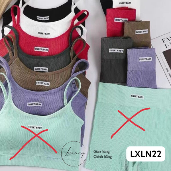 Bộ tập, đồ đi biển hai dây Laxury - LXLN22 - Ảnh 7