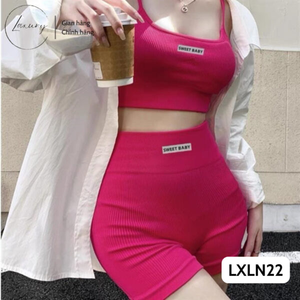 Bộ tập, đồ đi biển hai dây Laxury - LXLN22 - Ảnh 4