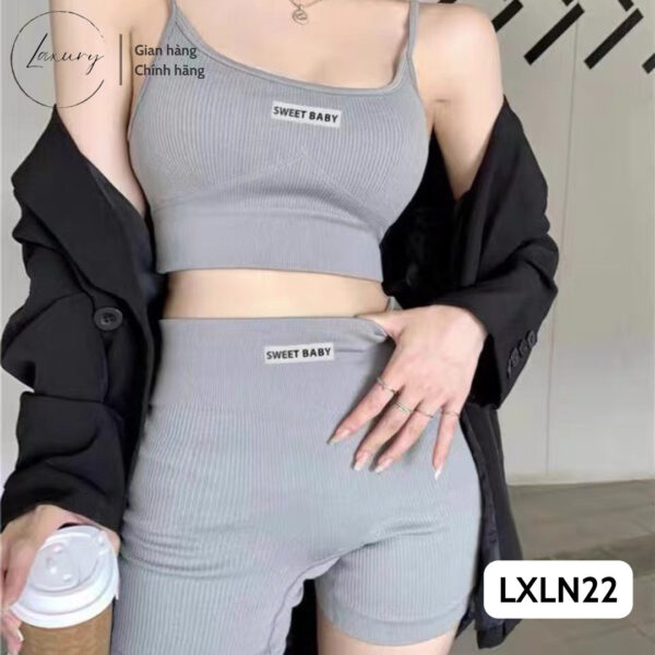 Bộ tập, đồ đi biển hai dây Laxury - LXLN22 - Ảnh 3
