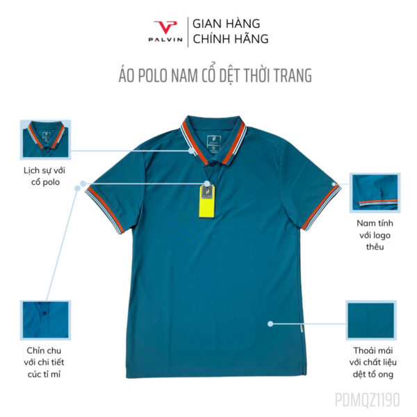 Áo Polo nam Pandoma thương hiệu Palvin - Ảnh 3
